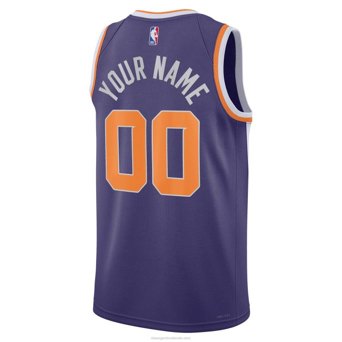 NBA 0F6D3395 camiseta personalizada nike phoenix suns swingman morado