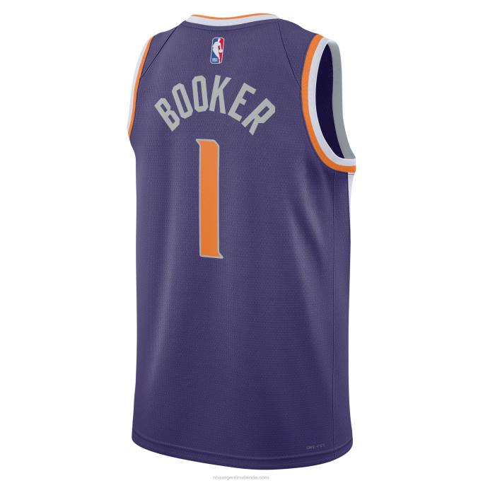 NBA 0F6D3682 Phoenix Suns Devin Booker Nike Swingman Jersey Púrpura