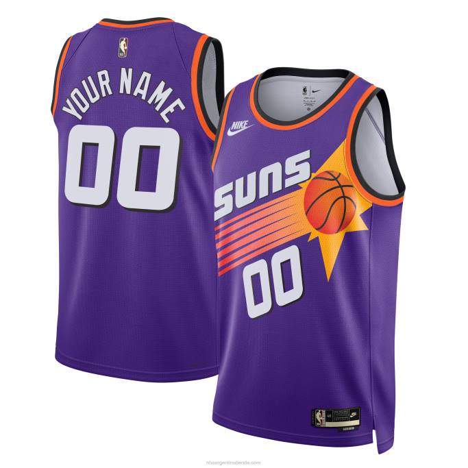NBA 0F6D37 camiseta nike phoenix suns swingman morado personalizada