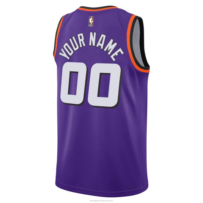 NBA 0F6D37 camiseta nike phoenix suns swingman morado personalizada