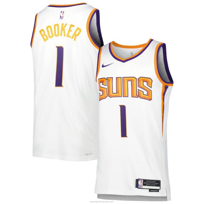 NBA 0F6D5793 camiseta nike swingman phoenix suns devin booker blanca