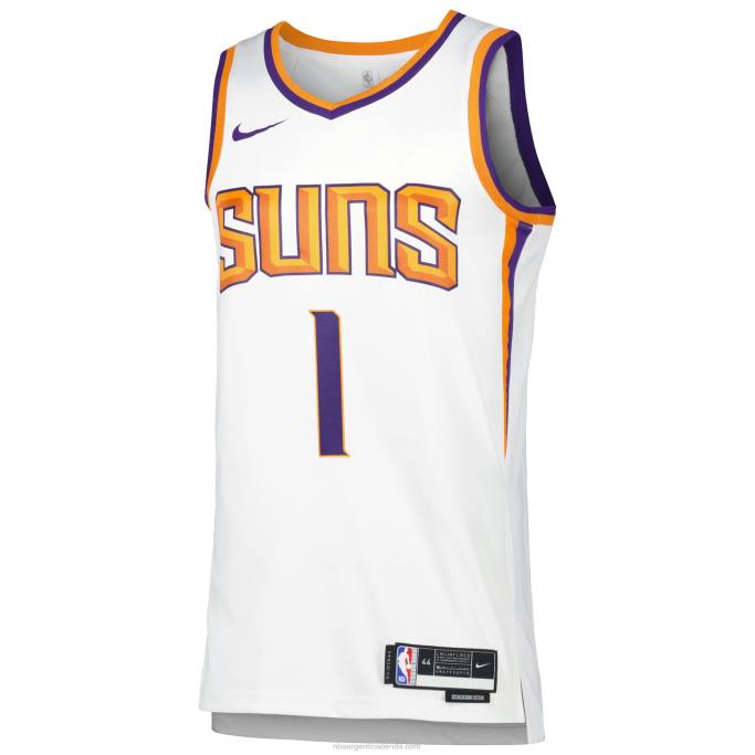 NBA 0F6D5793 camiseta nike swingman phoenix suns devin booker blanca
